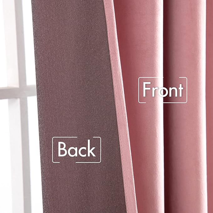 MIULEE Velvet Curtains 84 inches 2 Panels - Image 6