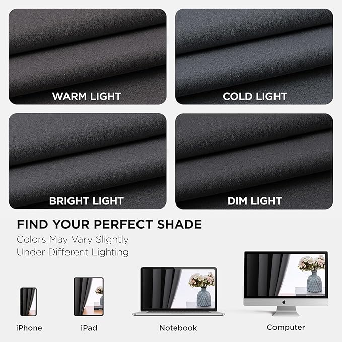 Joydeco 120 inches Long Blackout Curtains 2 Panels Set, Thermal Insulated - Image 8