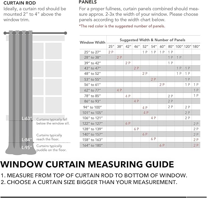 Deconovo Blackout Small Curtains - Image 9