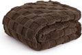 Bedsure GentleSoft Brown Throw Blanket by BEDSURE