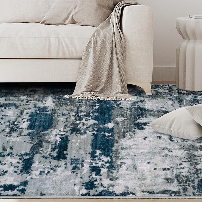 6x9 Area Rugs for Living Room Rug Washable: Abstract Rug for Dining Room - Image 9