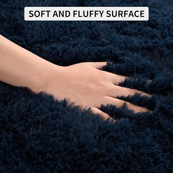 Tepook Soft Fluffy Rugs for Living Room, 5x8 Shaggy Area Rug for Bedroom - Image 7
