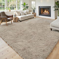 Area Rugs 9x12 Living Room, Shaggy Carpet Soft Plush Furry Bedside Rug Large by Junhejiamei