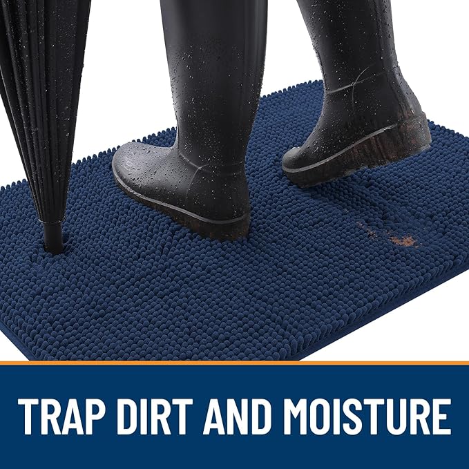 OLANLY Dog Door Mat for Muddy Paws 24x16, Absorbs Moisture and Dirt, Absorbent - Image 2