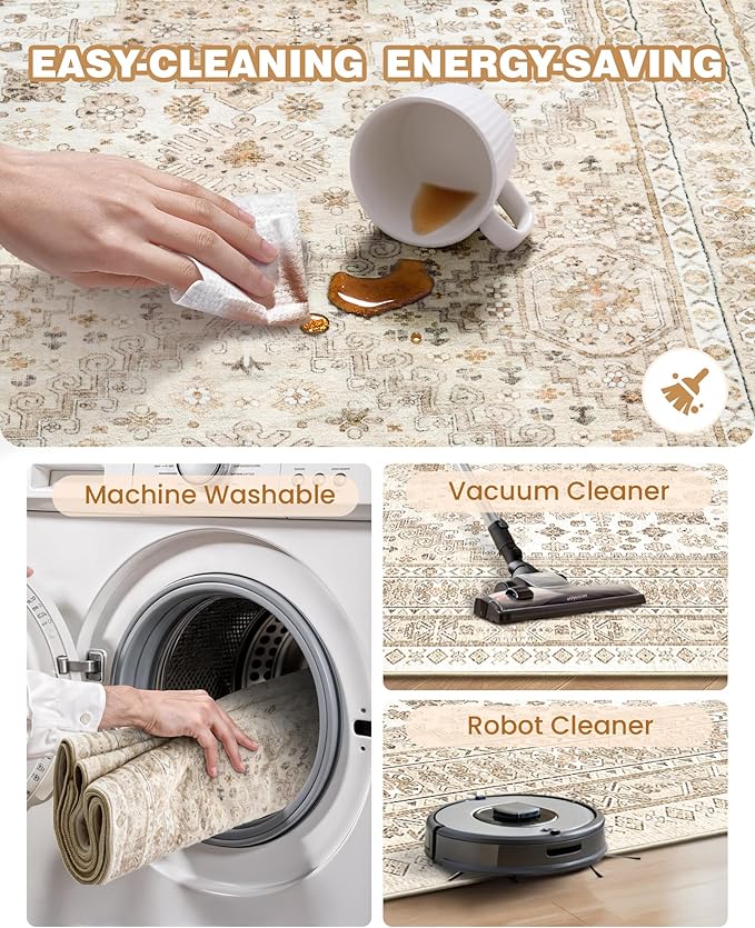 Entryway Rug - 2x3 Washable Rug Runner - Image 8