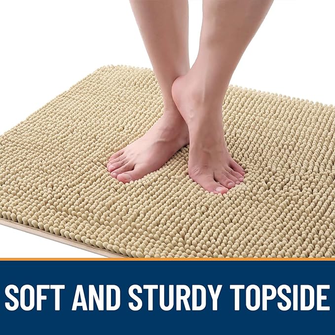OLANLY Dog Door Mat for Muddy Paws 35x24, Absorbs Moisture and Dirt, Absorbent - Image 4