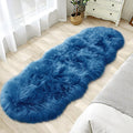 Faux Fur Rug for Bedroom, Fluffy Runner Rugs Soft Sheepskin Rug Sofa Couch Seat by Tangsoo