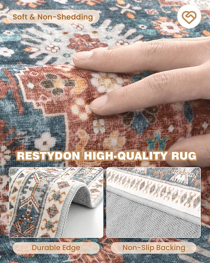 Entryway Rug - 2x3 Washable Rug Runner - Image 7