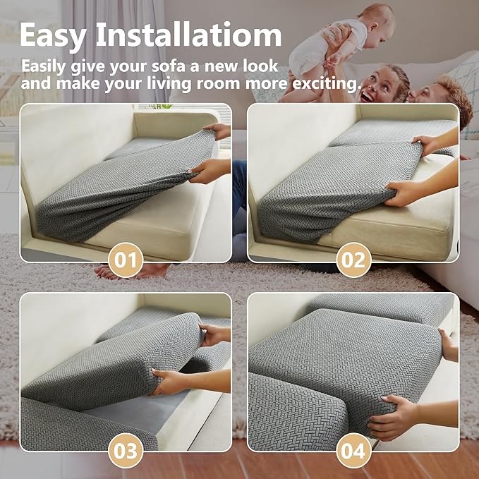 Couch Cushion Covers for Sofa Couch Covers Wear-Resistant Universal Sofa Cover - Image 7