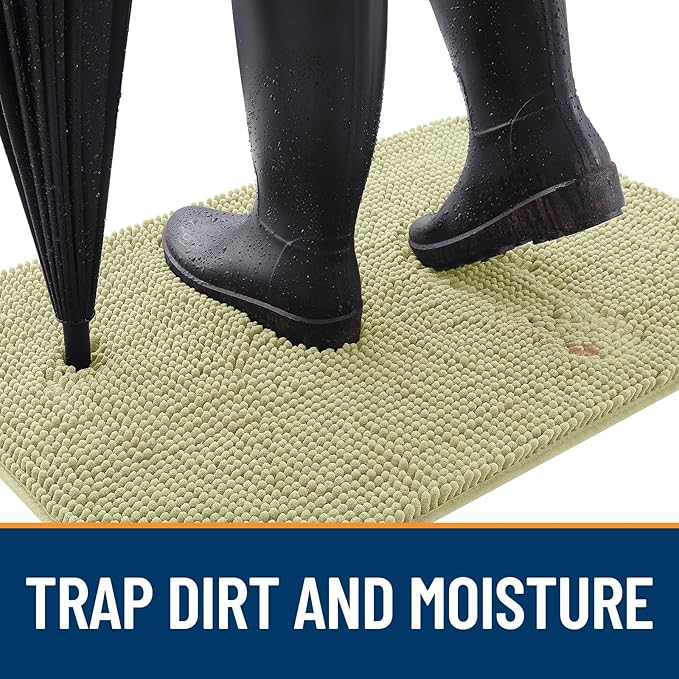 OLANLY Dog Door Mat for Muddy Paws 70x32, Absorbs Moisture and Dirt, Absorbent - Image 2