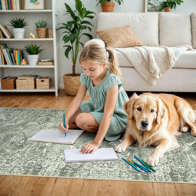 2x5 Washable Hallway Runner Rug - Image 3