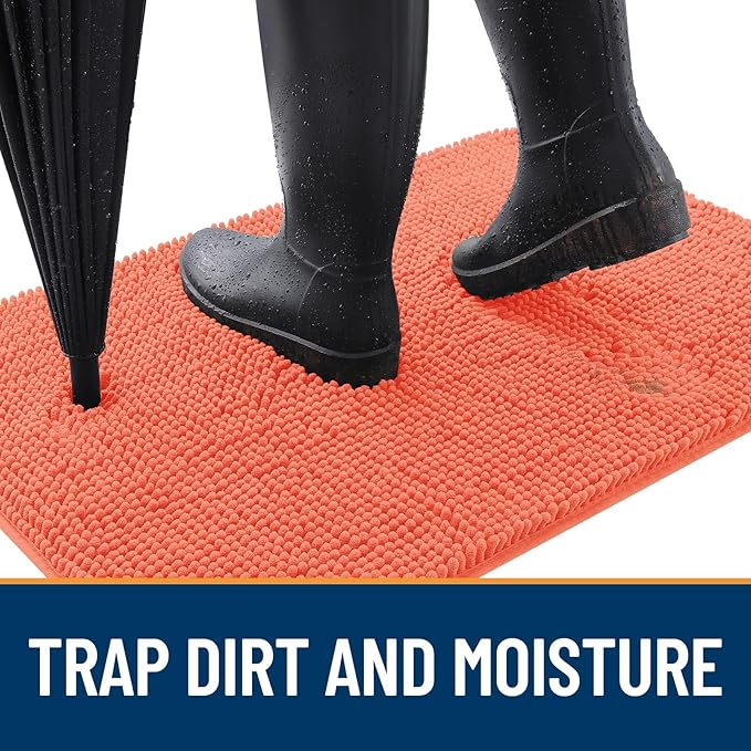 OLANLY Dog Door Mat for Muddy Paws 36x24, Absorbs Moisture and Dirt, Absorbent - Image 2