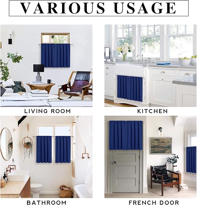 RYB HOME 54 inch Blackout Curtains - Image 6