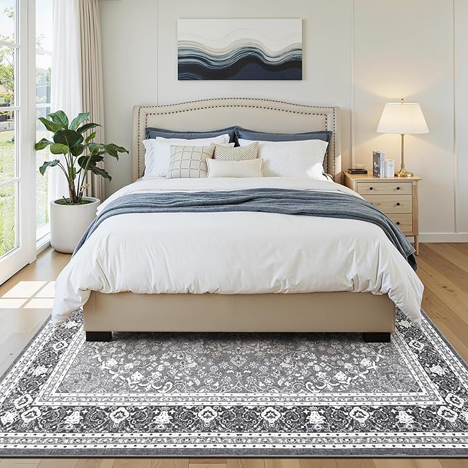 Lofus 6x9 Area Rugs for Living Room, Machine Washable Non-Slip Area Rug - Image 4