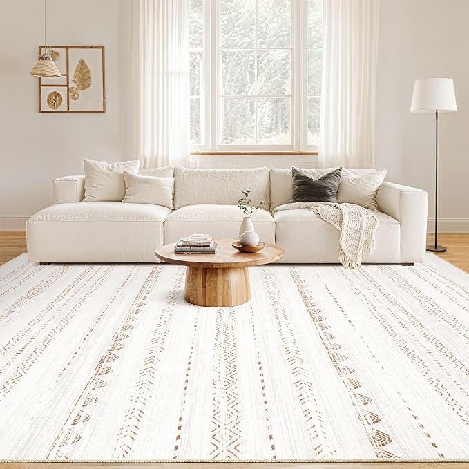 Nakagishi Area Rug Living Room Rugs: 5x7 Large Soft Machine Washable Boho - Image 4