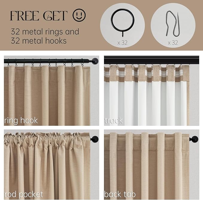 Topfinel 94 Inch Long Blackout Curtains - Image 6