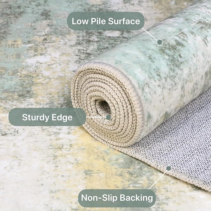 BEIMO Area Rugs 10x12 for Living Room Bedroom, Modern Abstract Machine Washable - Image 7