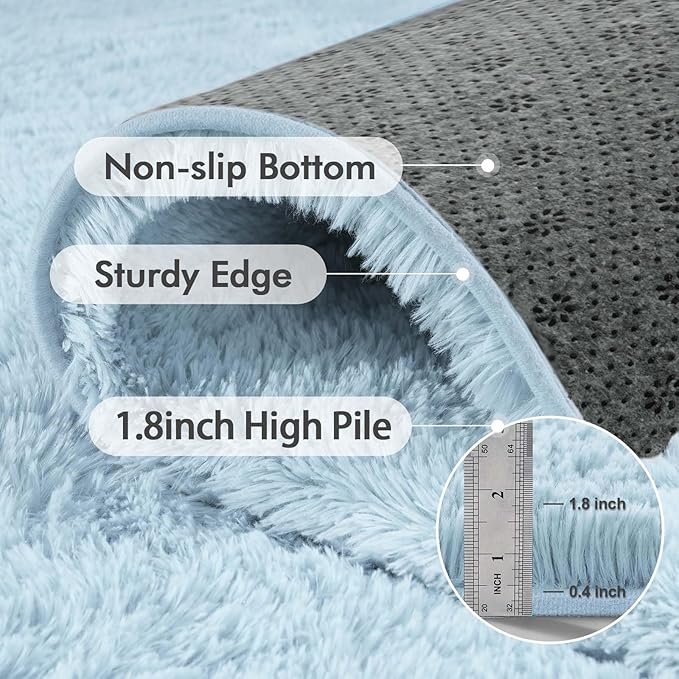 9x12 Ft Extra Large Shag Rugs for Living Room, Ultra Soft Fluffy Furry Area - Image 6