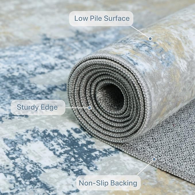 Runner Rug for Hallway Kitchen 2x6 Machine Washable Runners Rug for Entryway - Image 8