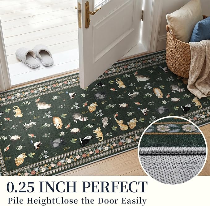 2x12 Washable Hallway Runner Rug - Image 4