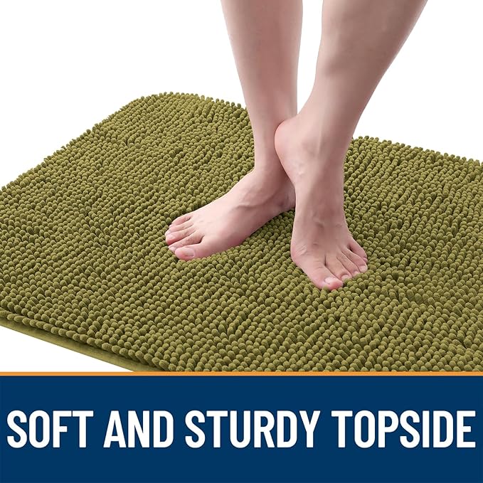 OLANLY Dog Door Mat for Muddy Paws 47x24, Absorbs Moisture and Dirt, Absorbent - Image 4