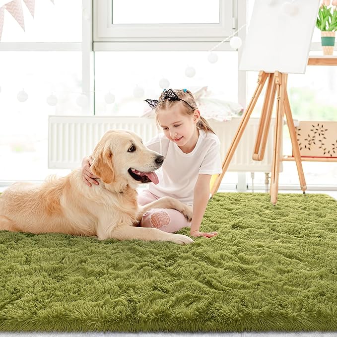 LOCHAS Ultra Soft Indoor Modern Area Rugs Fluffy Living Room Carpets - Image 4