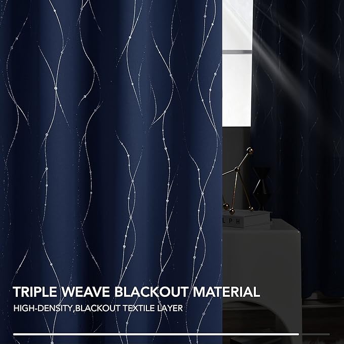 Deconovo Short Kitchen Curtains, Thermal Insulated Soundproof Drapes - Image 8