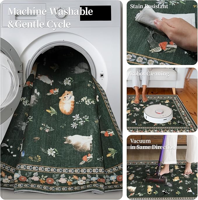 2x12 Washable Hallway Runner Rug - Image 7