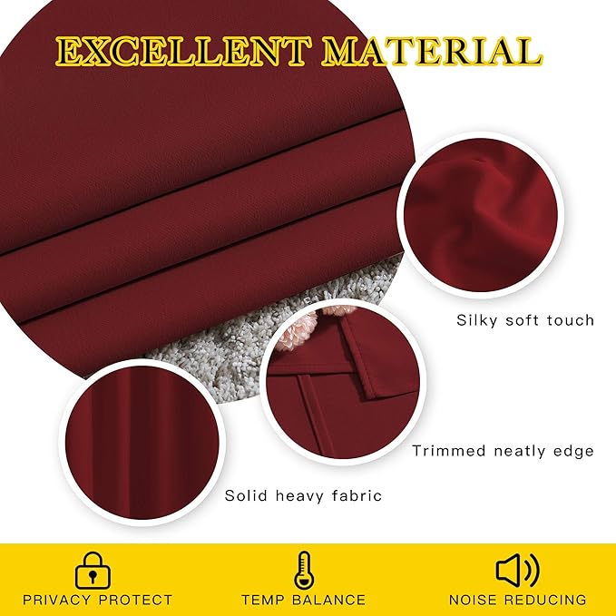 NICETOWN Blackout Patio Curtains - Image 4