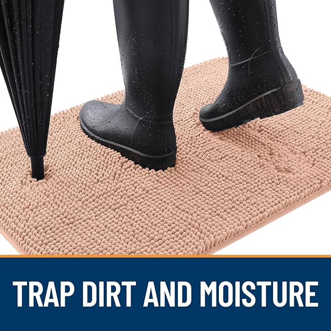OLANLY Dog Door Mat for Muddy Paws 70x24, Absorbs Moisture and Dirt, Absorbent - Image 2