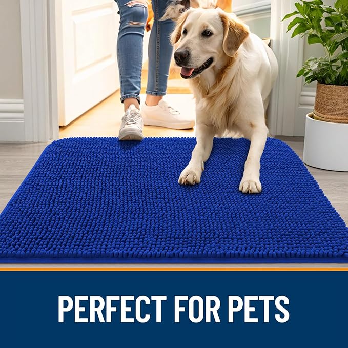 OLANLY Dog Door Mat for Muddy Paws 70x24, Absorbs Moisture and Dirt, Absorbent - Image 6