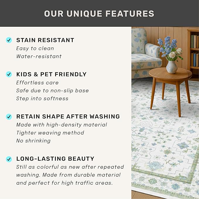 Hazo Haus Oushak Runner 2x10 Hallway Rug - Image 7