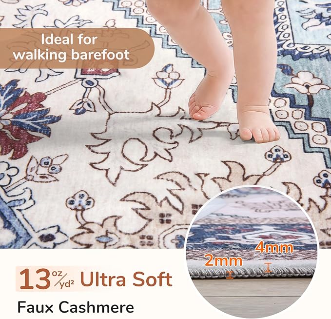OPPODREAM Soft 8x10 Area Rugs, Washable Rugs 8x10 - Image 2