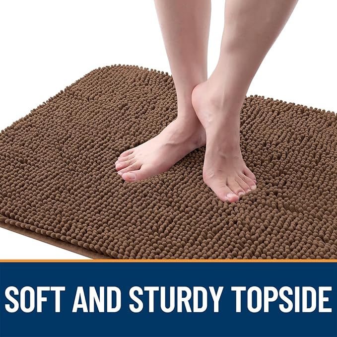 OLANLY Dog Door Mat for Muddy Paws 47x24, Absorbs Moisture and Dirt, Absorbent - Image 4