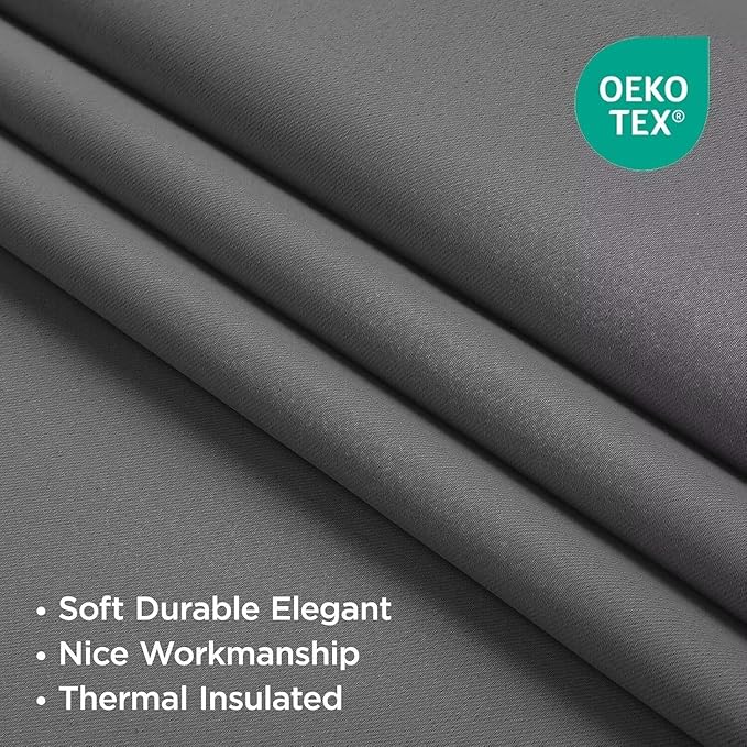 Joydeco Blackout Curtains 108 Inch Length 2 Panels Set, Thermal Insulated Long - Image 3