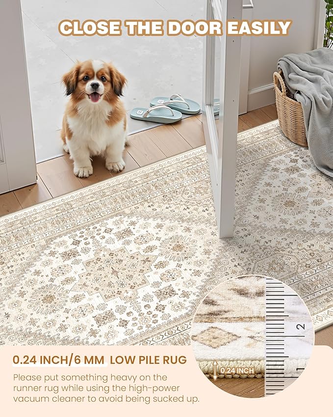 Entryway Rug - 2x3 Washable Rug Runner - Image 6