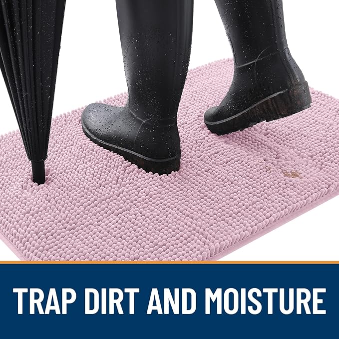 OLANLY Dog Door Mat for Muddy Paws 47x24, Absorbs Moisture and Dirt, Absorbent - Image 2