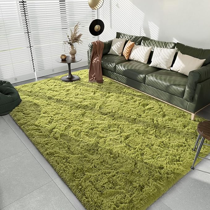 LOCHAS Ultra Soft Indoor Modern Area Rugs Fluffy Living Room Carpets - Image 2