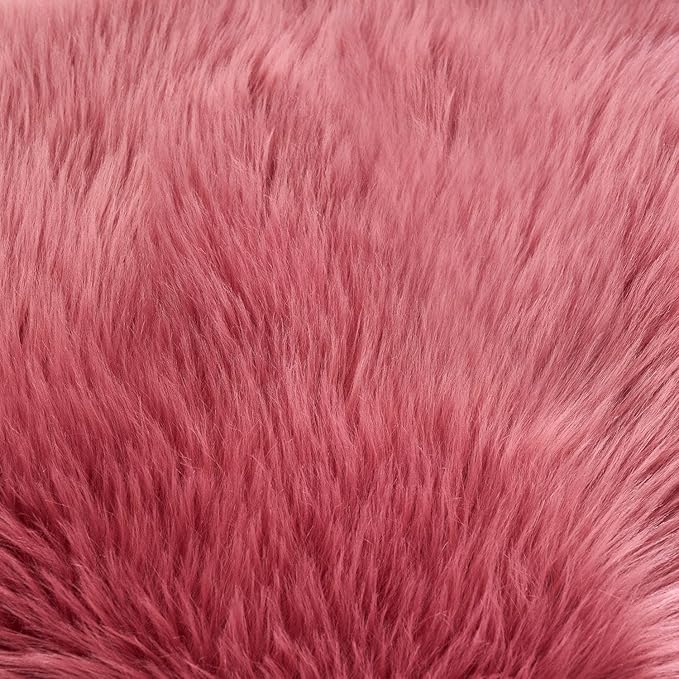 EasyJoy Ultra Soft Fluffy Rugs Faux Fur Rug Chair Cover Seat Pad Fuzzy Area Rug - Image 8