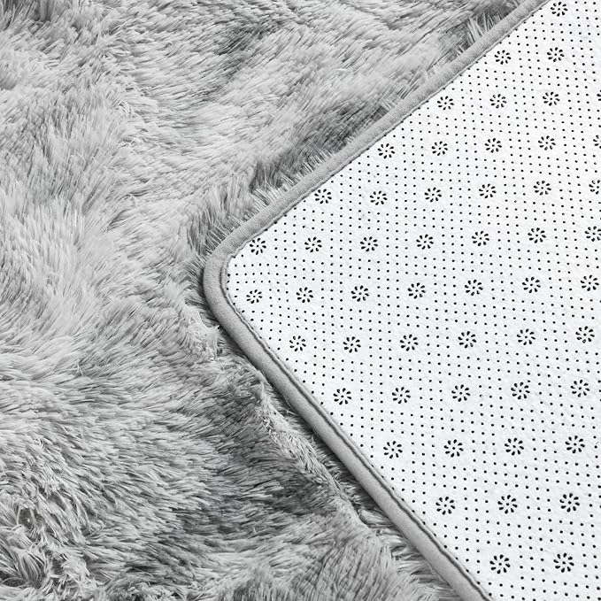 Large Shag Area Rugs 9 x 12, Tie-Dyed Plush Fuzzy Rugs - Image 6