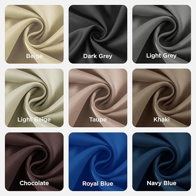 Joydeco Blackout Curtains 120 inches Long 2 Panels Set, Thermal Insulated Long - Image 9