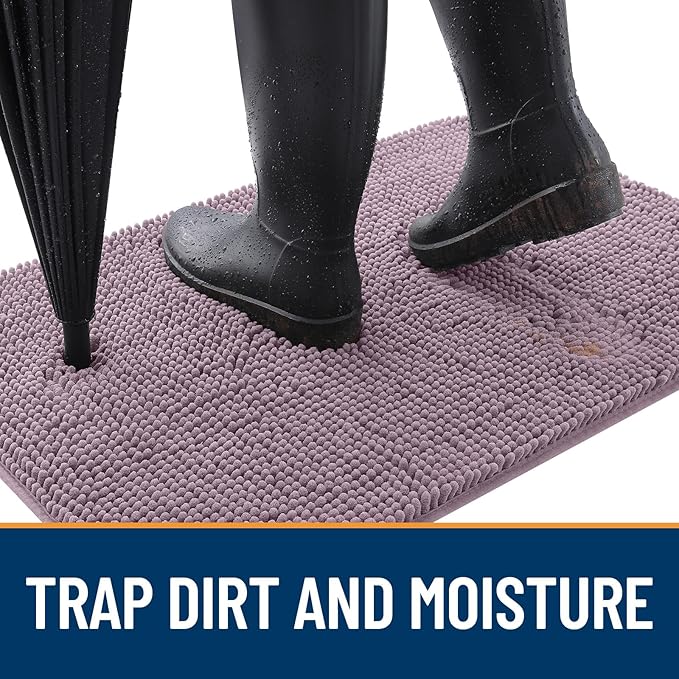 OLANLY Dog Door Mat for Muddy Paws 48x30, Absorbs Moisture and Dirt, Absorbent - Image 2