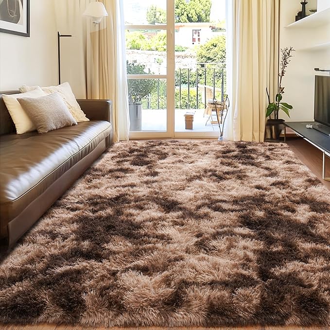 Rugs for Living Room 8x10, Soft Shaggy Modern Shag Area Rug for Bedroom - Image 3