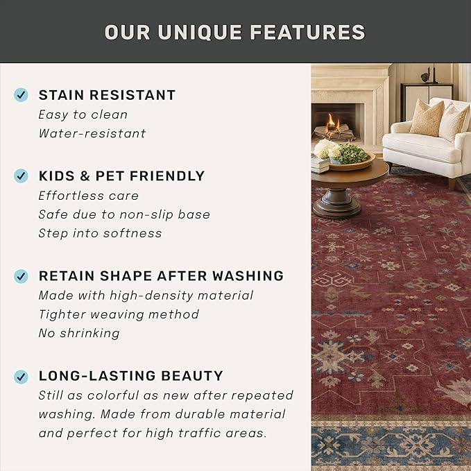 Hazo Haus Oriental 9x12 Soft Rugs - Image 7