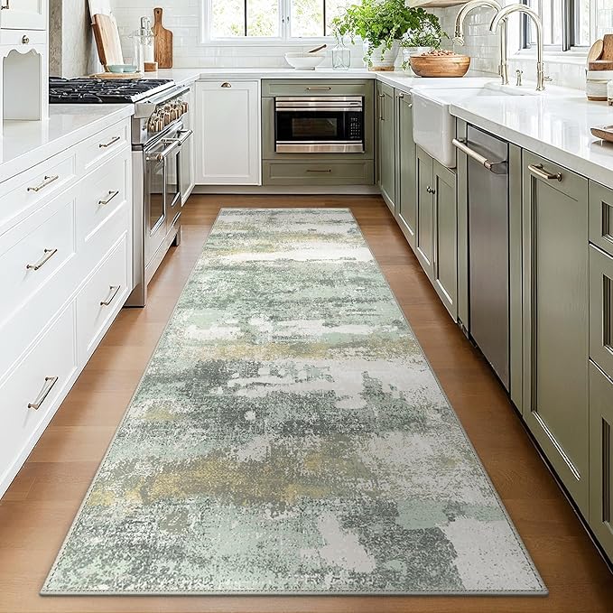 Runner Rug for Hallway Kitchen, 3x7 Machine Washable Runners Rug for Entryway by BEIMO