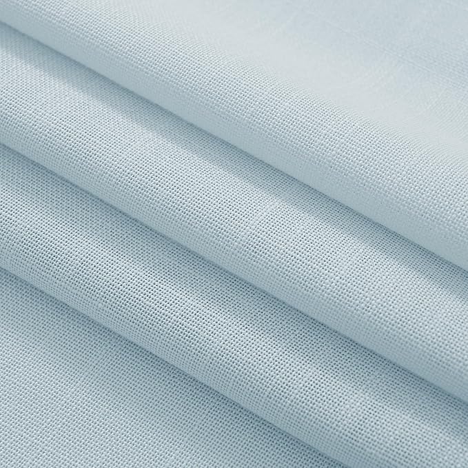 Sky Blue Curtains 96 inch Length - Image 6