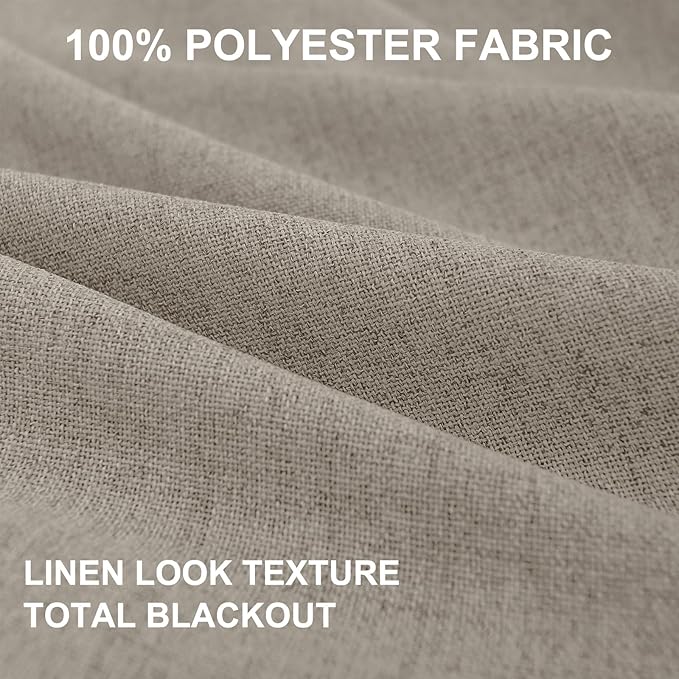 100% Blackout Shield Polyester Blackout Curtains - Image 8