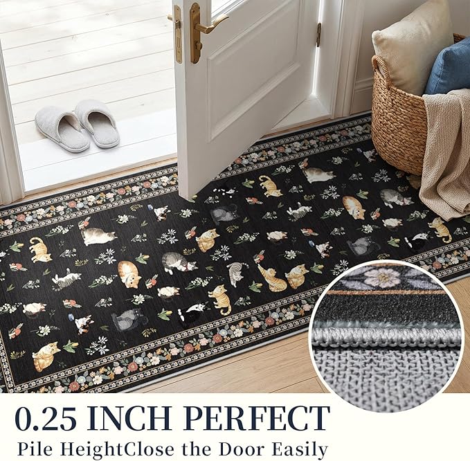 2x6 Washable Kitchen Runner Rug - Image 4