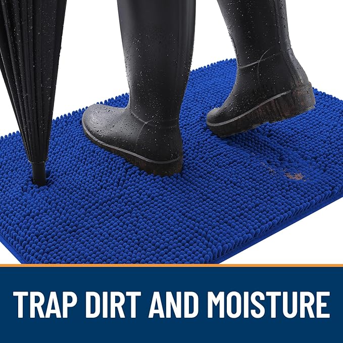 OLANLY Dog Door Mat for Muddy Paws 70x24, Absorbs Moisture and Dirt, Absorbent - Image 2