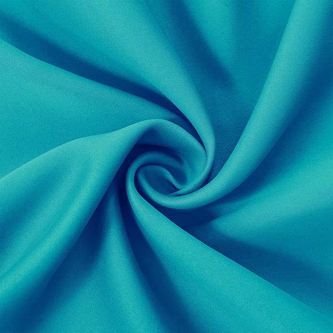 LEMOMO Teal Thermal Blackout Curtains/38 x 84 Inch/Set of 2 Panels Room - Image 5
